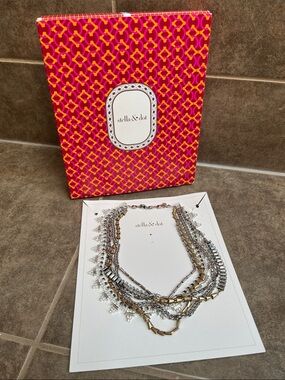 Stella & Dot Sutton mixed metal necklace